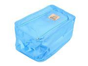Sky Blue Travel Multi Purpose Shoe Storage Waterproof Nylon Ventilated Bag
