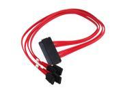 Red SAS SFF 8484 32Pin to 4 SATA Reverse Wiring Controller Fanout Cable