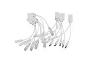 5pcs PoE Injector Splitter Adapter Cable Kit for Security CCTV IP Network Camera