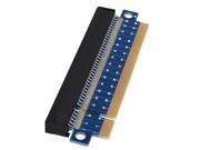 PCI Express PCI E 16X 164 pin Protector Upward Riser Card Blue PCB Board