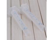 2x Clear Plastic Double Graduated Cylinder Measuring Cup Beaker Kitchen Lab 50ml