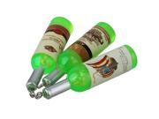 20pcs 3D Fake Miniature Green Wine Bottle Resin Charm Pendants DIY Accessories