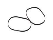 2pcs 280 2GT Timing Belt Annular Loop Cogged Geared Rubber 6mm Width 2mm Pitch