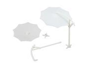 10pcs White ABS Plastic Sun Umbrella Model N Scale 1 150 Hobbies Kids Toys