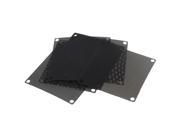 10 x Cuttable Black PVC PC Fan Dust Filter Dustproof Case Computer Mesh 80mm