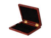 Beautiful Wooden Oboe Reed Box Hold 10 pcs Reeds Strong Reed Case Red
