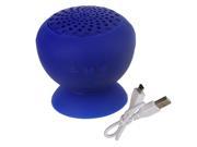 Waterproof Wireless Bluetooth Handsfree Blue Mic Suction Mini Speaker For PC