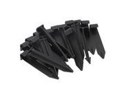 20pcs Black Tubing Stake For Garden Plant Watering Irrigation Tube Dripperr Line