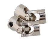 2pcs 5 x 4mm Model Car Shaft Coupling Motor Connector Alloy Universal Joint