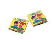 2 x Kid Figure Cloth Book Infant Baby Intelligence Development Toy Learn Picture
