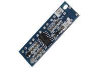 Li ion Battery PCB Capacity Indication Measurement Board for Two Cells Blue