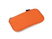 Orange Pencil Pen Case Makeup Zipper Bag Coin Purse Pouch School Stationery