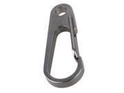 50mm Mini Gear Snap Spring Clip Hook Carabiner Keychain Tool Silver