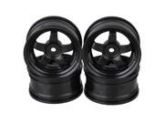 4pcs Plastic Wheel Rim with 14 spoke Drive Hex 12mm for RC1 10 On road Red Color