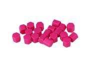 20pcs 17mm Autocar Silicone Wheel Lugs Nuts Cover Purple Rust Protection