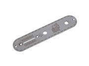 Chrome Zinc Alloy Durable Control Plate for Electric Guitar with 7 Holes