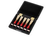 Beautiful Wooden Bassoon Reed Box Hold 5 pcs Reeds Strong Reed Case Black