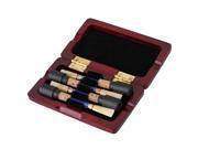 Mahogany Color 18mm 0.71 Thickness Wooden Reed Case for 4pcs Oboe Reeds