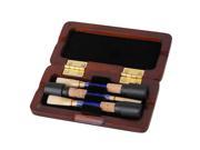 Maroon Solid Wood Oboe Reeds Case 3 Reeds Storage Box Protect Reed Fixed