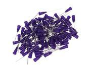 BQLZR 100 x Purple Dispensing Blunt Needle Tip 21Ga 38mm For Adhesive Glue