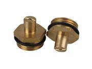 1 2 Agricultural Brass Small Fan shaped Mist Spray Fogging Nozzle Golden 2pcs