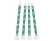 BQLZR 4PCS 150mm FMC08 24 Applicator Bell Mouth Green Square Static Mixing Nozzle