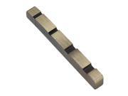 BQLZR 38 x 3.6mm Stainless Steel 4 String Guitar Nut For Acoustic Guitar BASS Bronze
