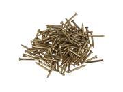 BQLZR 100pcs 15mm Archaize Furniture Copper Miniature Nail with Round Head Brass