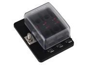 BQLZR Automotive 6 Circuit Blade Fuse Box Indicated for Middle Sized Fuse