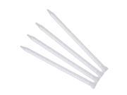 BQLZR 3mm MC10 24 Bell Mouth Adhesive Dispenser White Static Mixing Nozzle Pack of 4