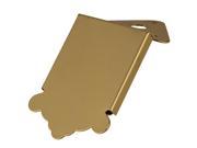 BQLZR 62 x 41mm Zinc Alloy Mandolin Tailpiece Smooth Surface with Cover Golden