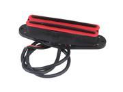 BQLZR Dual Red Rail Humbucker Double Coil Pickup for Guitar Replacement Parts