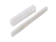 BQLZR Cattle Bone Bridge Saddle And 50mm Slotted Nut Set for Classical Guitar