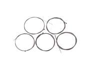 BQLZR 5pcs High carbon Steel String for 5 String Electric Bass Steel Core