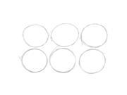 BQLZR Nylon Core Copper Alloy String for Classical Guitar Set of 6 White