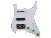 BQLZR Electric Guitar SSH Green Control Knob 3Ply Pickguard with 5 way switch
