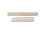 BQLZR PPS 53x8x3mm Saddle 38x6.2x5 Nut Replacement for Ukulele Guitar Beige