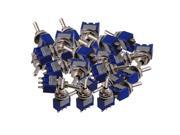 BQLZR 100 PCS Toggle Switch Single Pole Double Throw ON ON Guitar Amplifier 2 Way