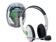 Xbox 360 MZX 1000 Lives Stereo Microphone Headset White Brand New