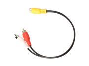 RCA Female Jack to 2 RCA Male Plug Y Splitter Audio Video AV Adapter Cable