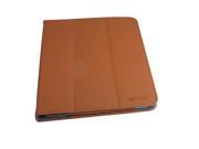 Leather Tablet Case for Tablet Computer N90 Yellowish Brown