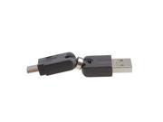 USB 2.0 A Male Plug to UP Angled 360 Degree Mini USB 5P 5Pin Short Cable Adapter