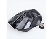 2.4G Wireless Optical Mouse with USB Receiver Adapter High Speed Grey