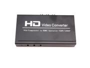 HDMI Audio Converter VGA YPbPr To HDMI 1080P Scaler Box Converter Adapter For PC