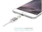 iRun® DC 5V Round Noodle Magnetic USB Cable Charging Cable for iPhone 7 6 6s plus 5 5s iPad Lightning Samsung Micro USB Magnetic adapter with LED charging ind