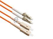3M Multi mode Two Cores Fiber Optic Cable LC SC LC SC Patch Cord jumper Cable for LANS WANS CATV CCTV Data processing networks Ethernet Cables