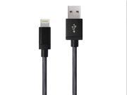 Charging Cable For iPhone iPad iPod 8 Pin USB Cable Mesh Sync Data USB Cable 1M 3FT Black