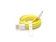 Magnetic USB Cable - Micro 5pin for Samsung HTC Sony LG Smartphones Tablets (Yellow)