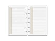Day Runner Planner Notes Refill Pages 8.50 x 11 White