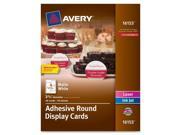 Avery Tent Card For Inkjet Laser Print Matte 40 Pack Bright White